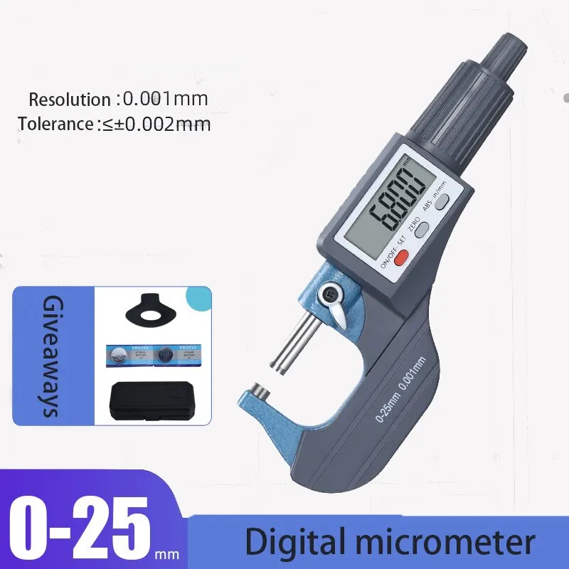 DigitalOutsideDiameterMicrometerDigitalMicrometerElectronicMicrometerMeasuring
