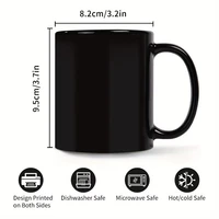 Tasse à café magique thermosensible en céramique, motif chat néon, changeant de couleur, réactive à la chaleur, cadeau pour les amoureux des chats 6