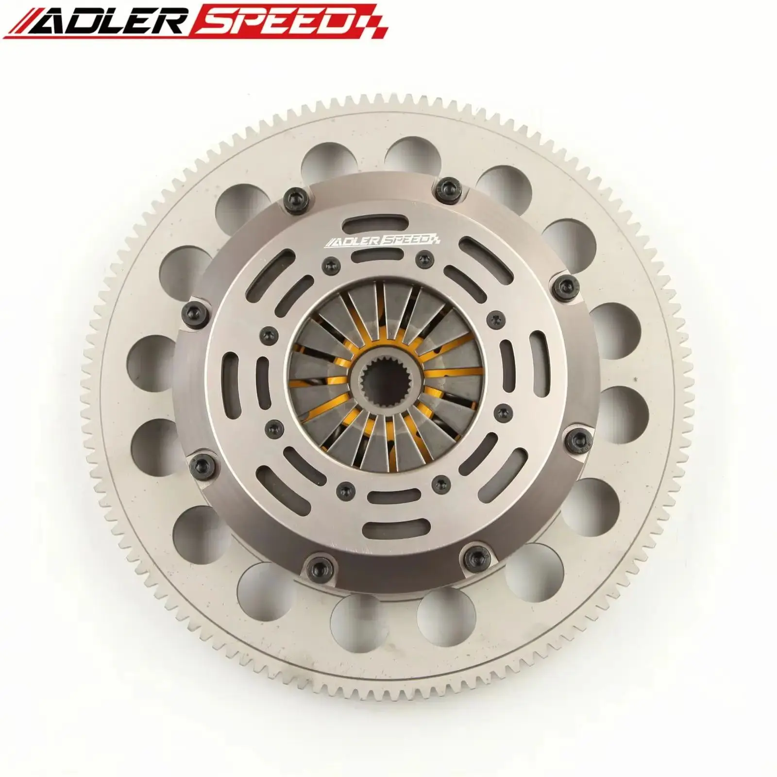 ADLERSPEED 스프링 클러치 트윈 디스크 & 플라이휠 (07-20 닛산 350Z 370Z 인피니티 G35 G37 용)
