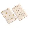 Printed Baby Blanket for Newborn Baby Stuff Cotton Swaddle Bedding Cover Blanket Breathable Infant Receiving Blanket100X100CM 6