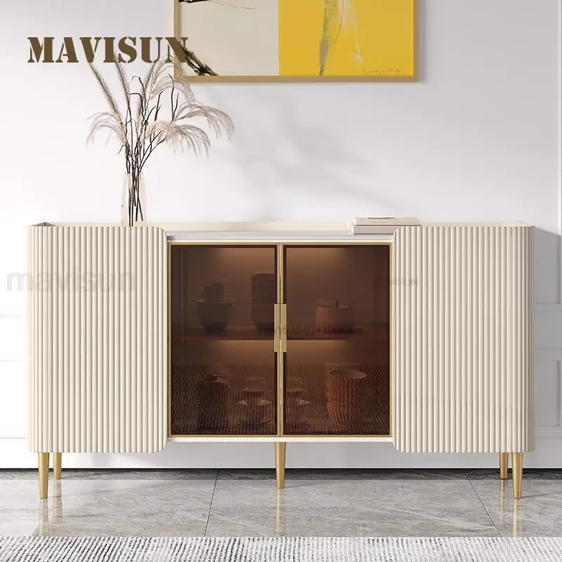 High-End Restaurant Kitchen Cupboard Living Room Storage Locker With Drawers Nordic Simple Home Decore Console Table Sideboard