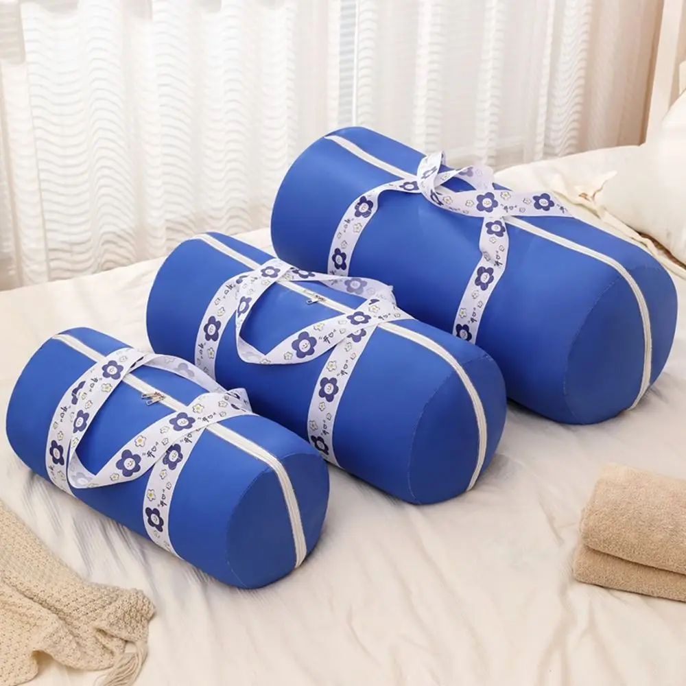 Oxford Cloth Cylinder Quilt Storage Bag Dustproof Large Capacity Quilt Sorting Bag Foldable Moisture Proof Clothes Storage Bag 5