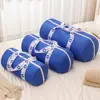 Oxford Cloth Cylinder Quilt Storage Bag Dustproof Large Capacity Quilt Sorting Bag Foldable Moisture Proof Clothes Storage Bag 5