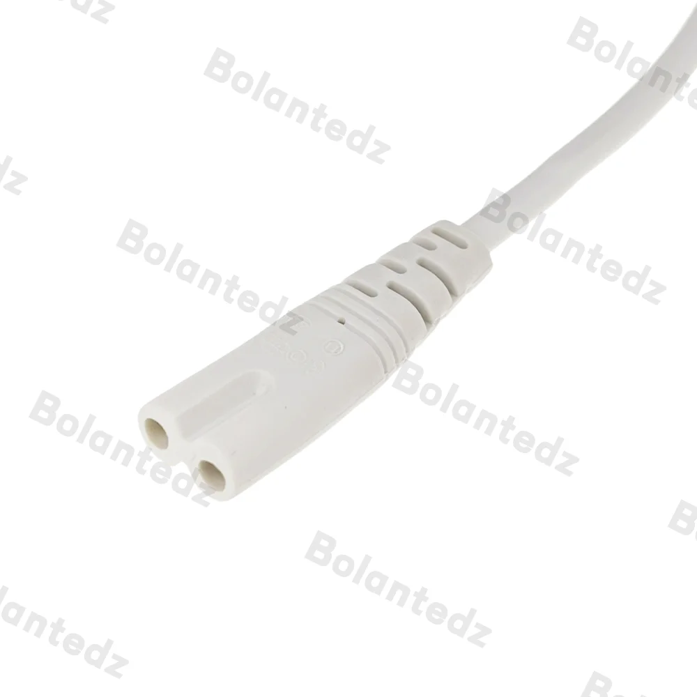 1.5M US America 2-Prong Port AC Power Cord Cable Slim for most printer & laptop AC power adapters power cord