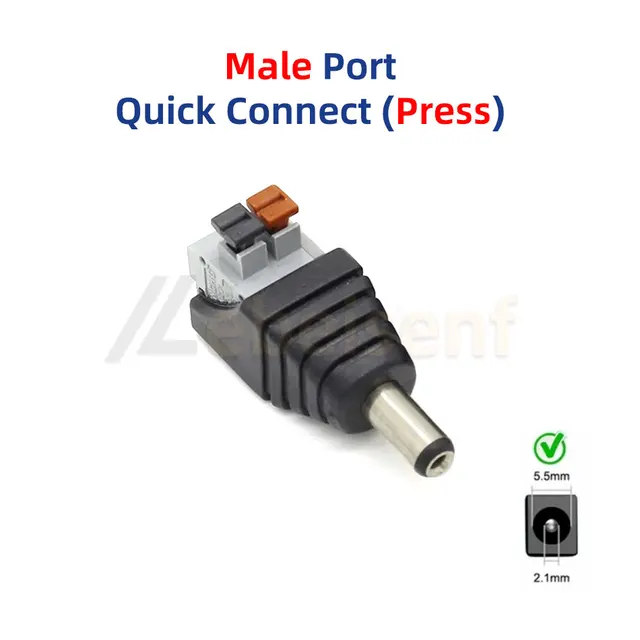 JZK 3m 12V 5.5 Mm X 2.1 Mm DC Prolunga Alimentazione Cavo, Cavo Adattatore Alimentazione Femmina A Maschio 2.1 Mm X 5.5 Mm Per PSU, Telecamera Sicurezza CCTV, Striscia LED, Router - Foto 11