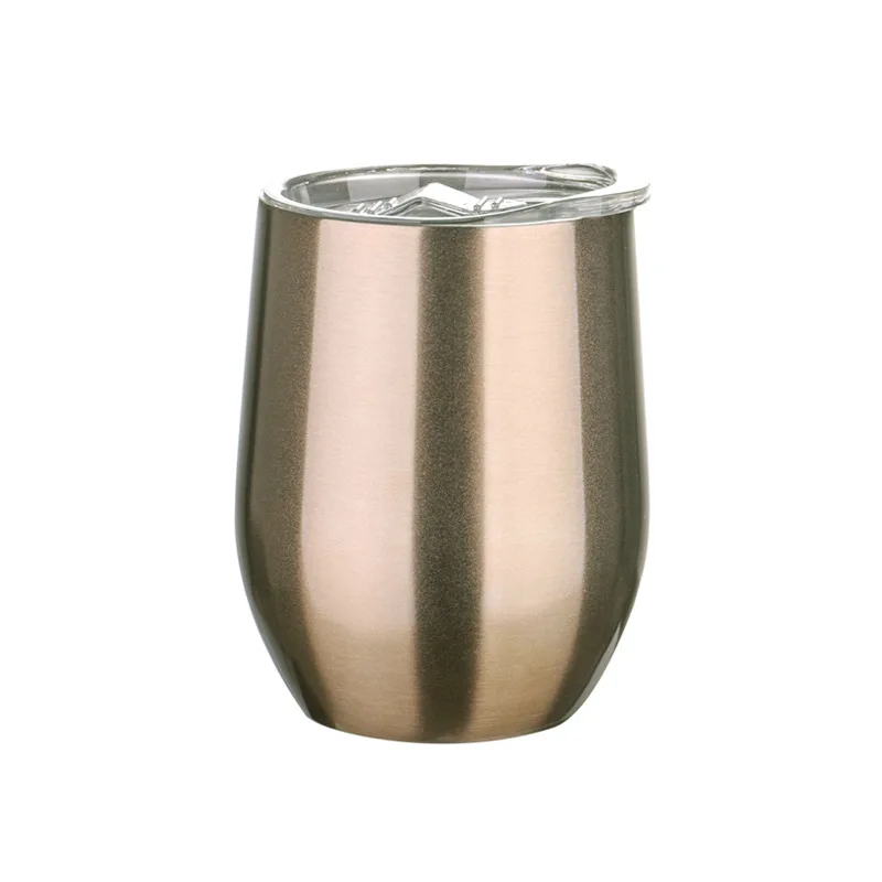 Colorful Egg Shaped Double Wall Stainless Steel Mug 15