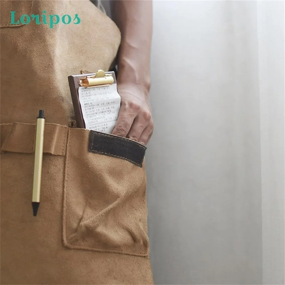 Solid Wood Menu Holder Cafe Restaurant Menu Clip Bill Note Clip Board File Board Folder For Signature Price Paper Bill List