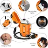 2024 Waterproof Double Arc Lighter USB Rechargeable Windproof Plasma Lighter Outdoor Camping Flameless Smoking Accessories 6