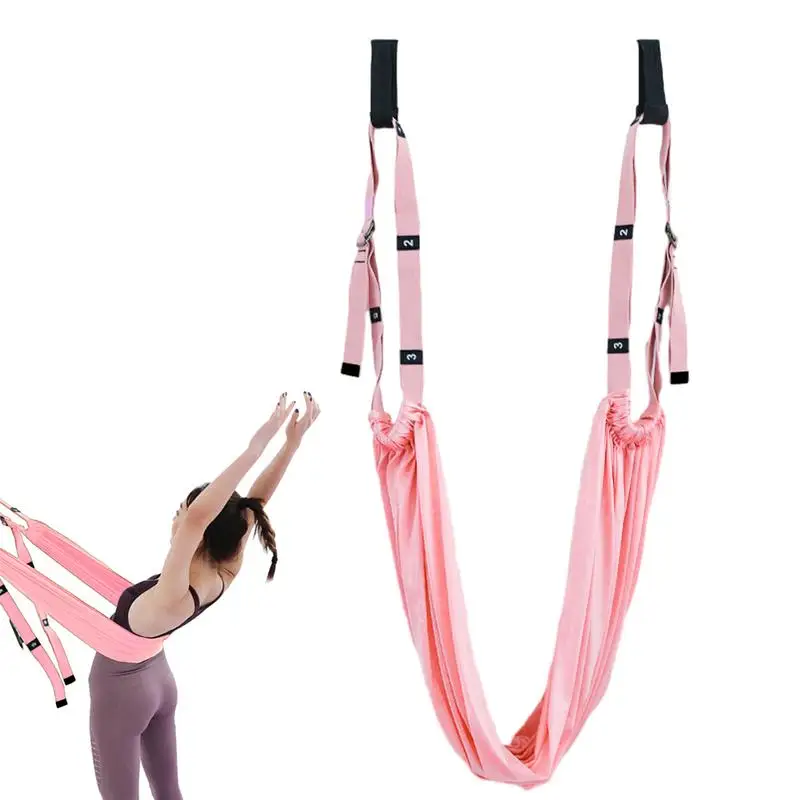 

Yoga Inversion Swing Aerial Yoga Hammock Swing Strong Anti-Gravity Leg Stretching Strap For Home Fitness Inversion Exercises