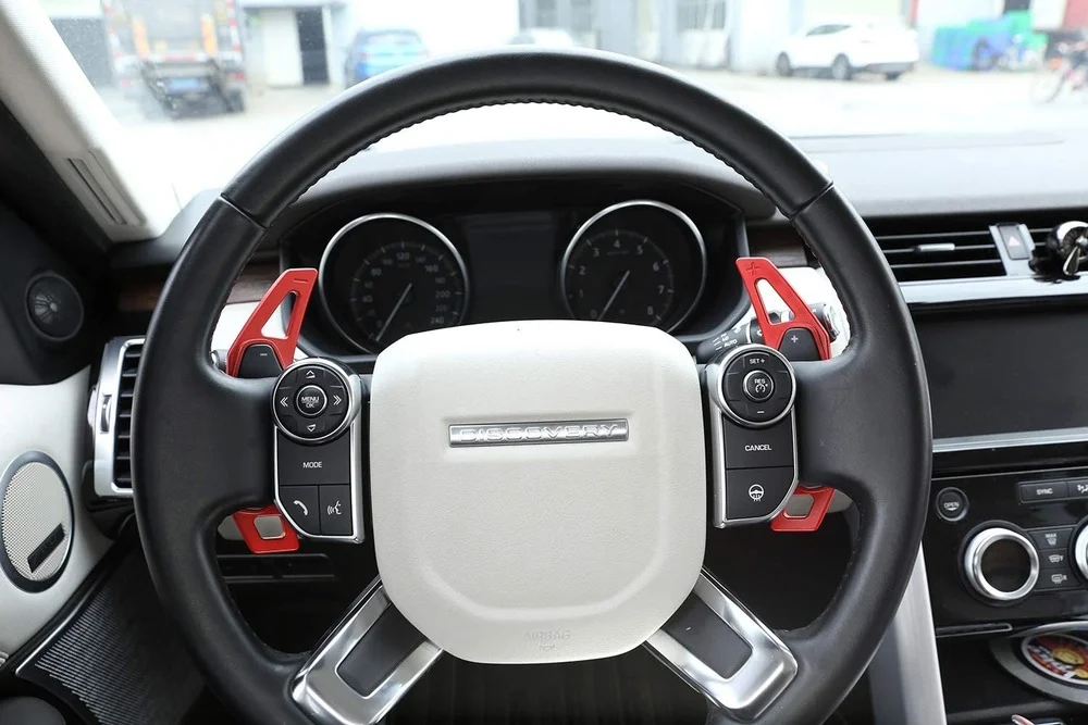 

For Land Rover Discovery Sport Evoque Vogue Velar For Jaguar XE XF F-Pace Aluminum Alloy Steering Wheel Gearshift Paddles
