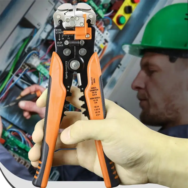 Multifunctional Wire Stripper Pliers Tools Automatic Stripping Cutter Cable Wire Crimping Electrician Repair Tools 4