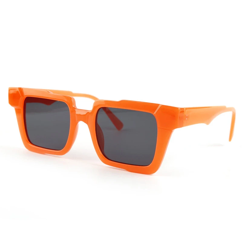 Square blackout glasses, anti blue light, men's and women's flat sunshade, fashionable and luxurious DSQ BRAND design new model