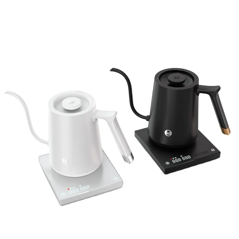 

800ml Stainless Steel Electric Variable Temperature Setting Gooseneck Kettle for Pour Over Coffee