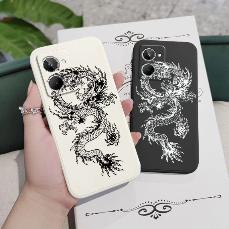 Dragon Groaned Liquid Silicone Phone Case