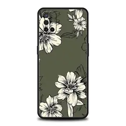 Floral Soft Silicone Phone Case for OnePlus 8 5G (A1)