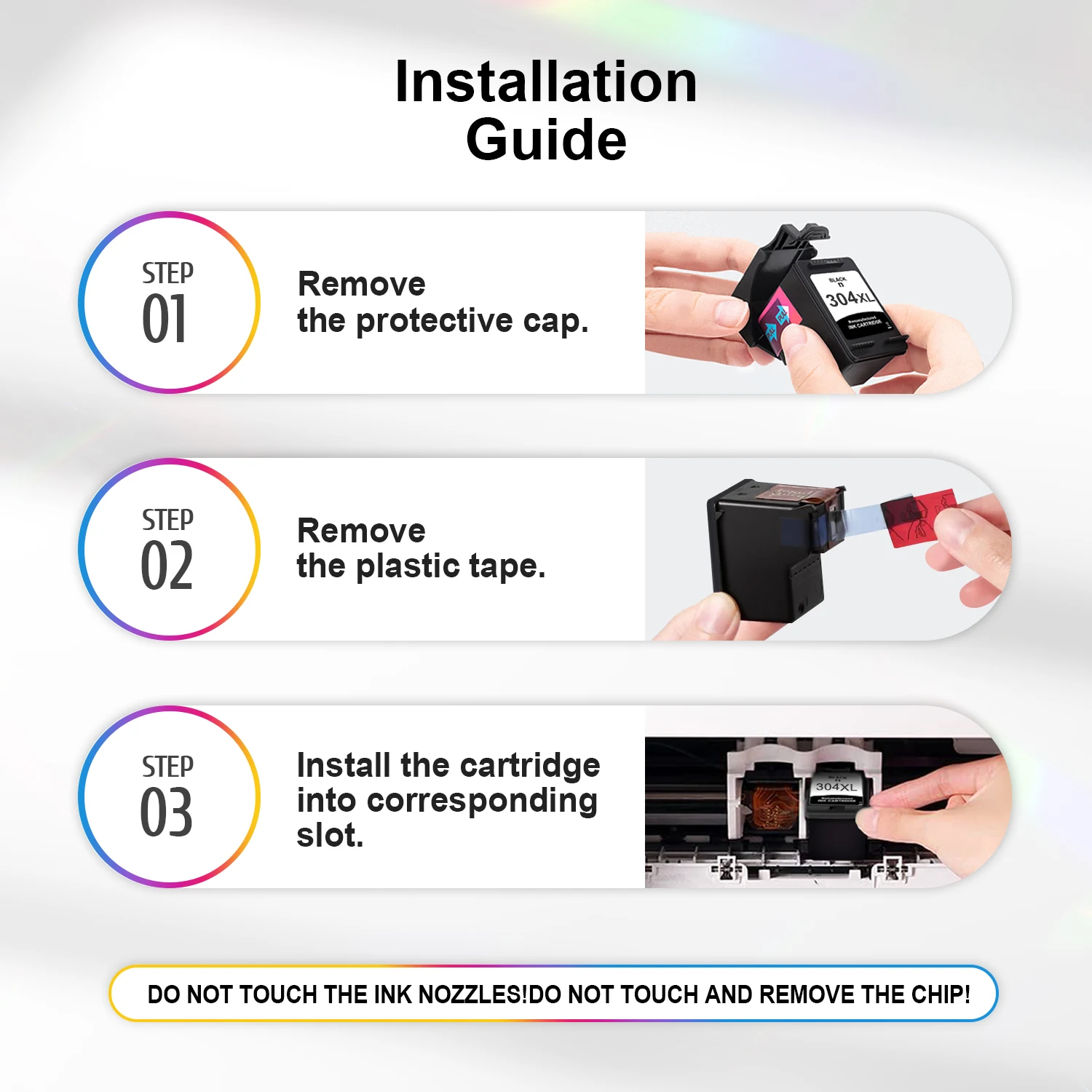 Cartuccia Inchiostro Originale HP 304/304XL - Nero E Colori Per Stampanti Envy 5010 613536 - Foto 5