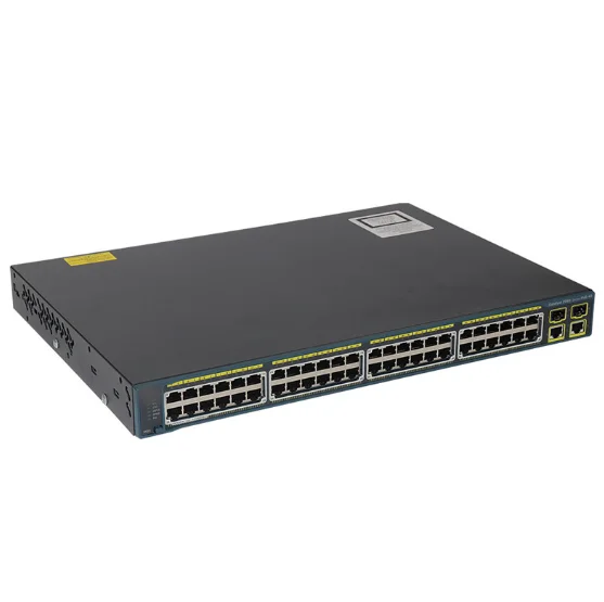 

WS-C2960+48PST-L 48 10/100 PoE + 2 1000BT + 2 SFP LAN Base Layer 2 100M Managed VLAN Switch