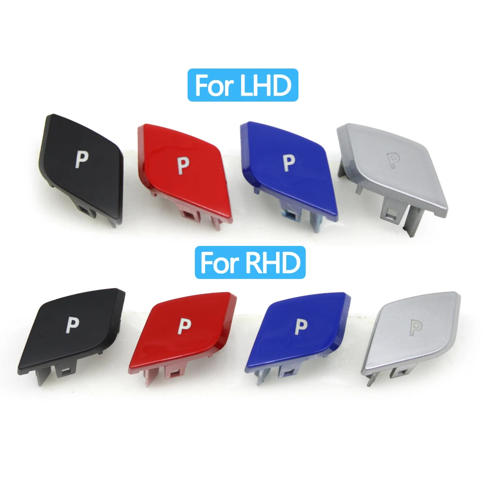 LHD RHD Car Gear Shifter Lever Auto Parking P Button Cap For BMW 5 6GT 7 X3 X4 Series G30 G31 G32 G11 G12 G01 G02 gear lever button cap
