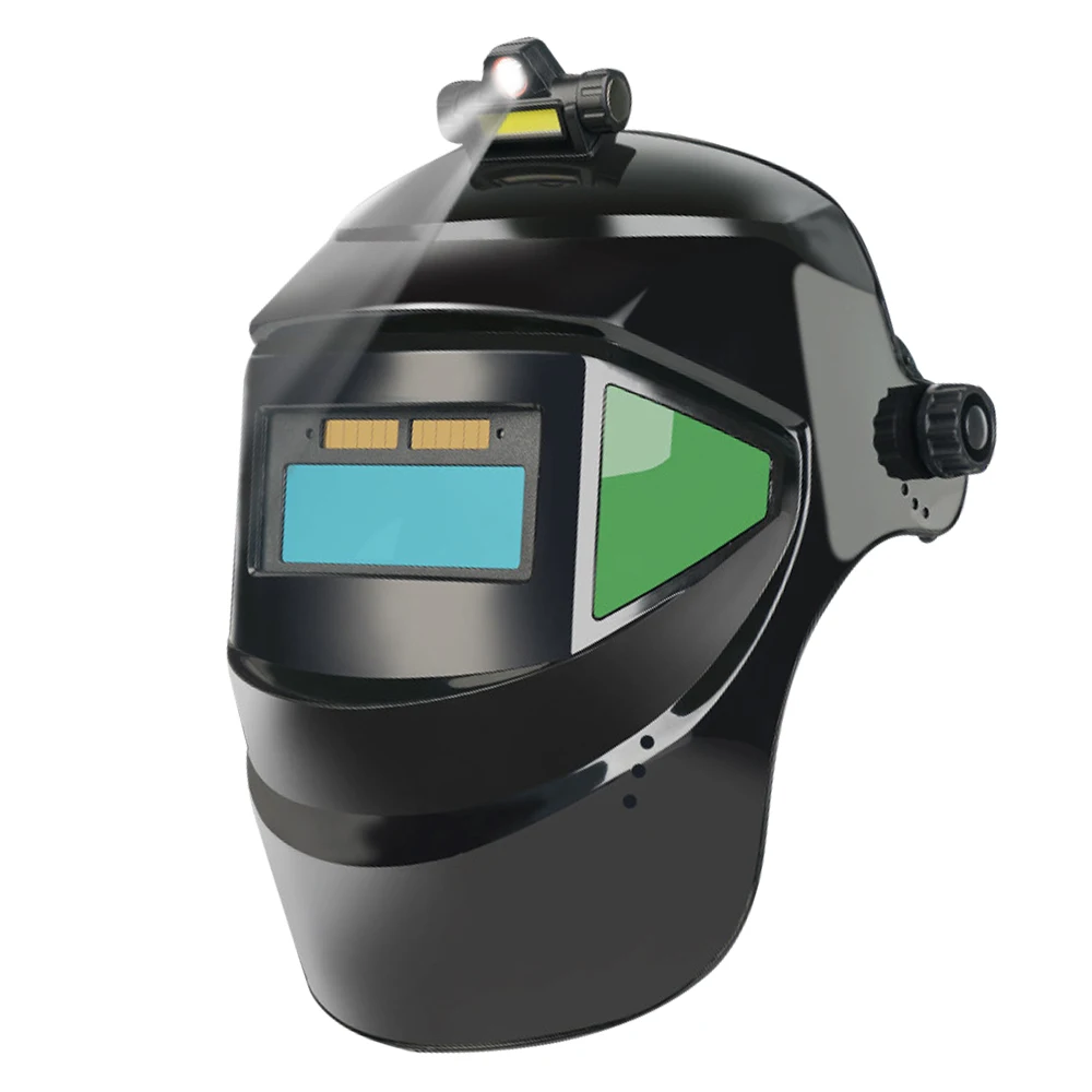

PC Welding Masks Automatic Variable Light Adjustment Large View True Color Auto Darkening Welding Facemask