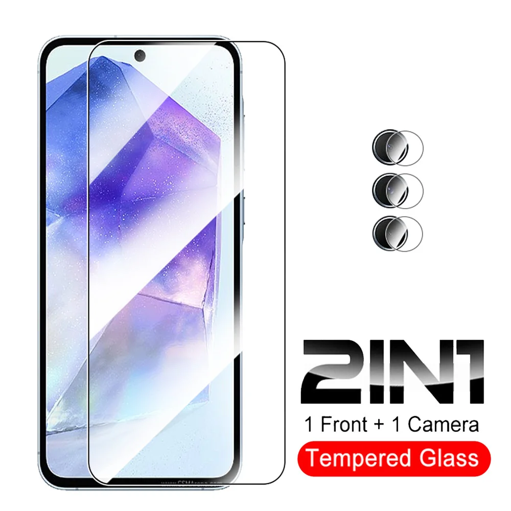 Dual Function Camera and Screen Protector - Tempered Glass Shield