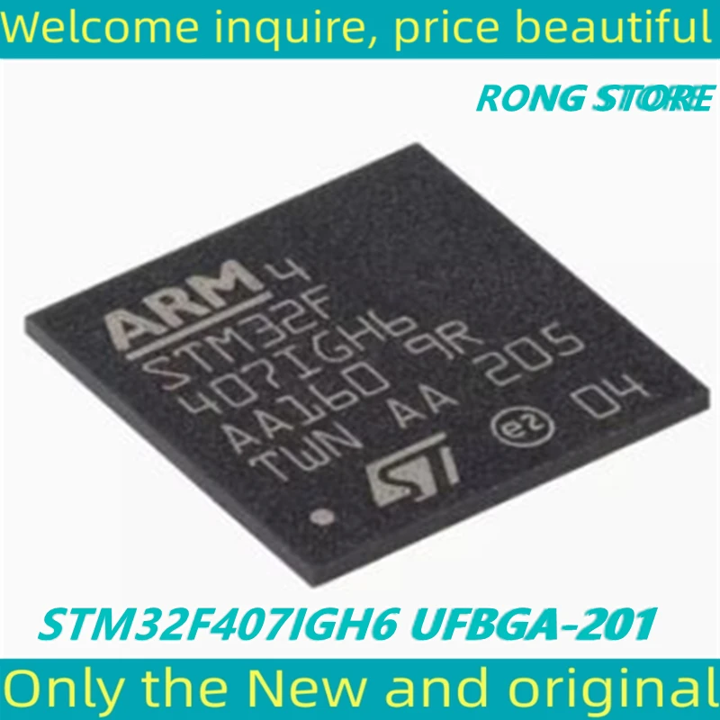 

Новый и оригинальный чип STM32F407 IGH6, 2 шт., микроконтроллер STM32F407IGH6 STM32F407 UFBGA-201 ARM, 32-разрядный микроконтроллер-MCU