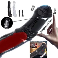 Penis Extender Sleeve Erwachsene Sexy Cock Ring Wiederverwendbare Kondom Verzögerte Ejakulation Paare Keuschheit Käfig Penis Sex Spielzeug für Männer 1