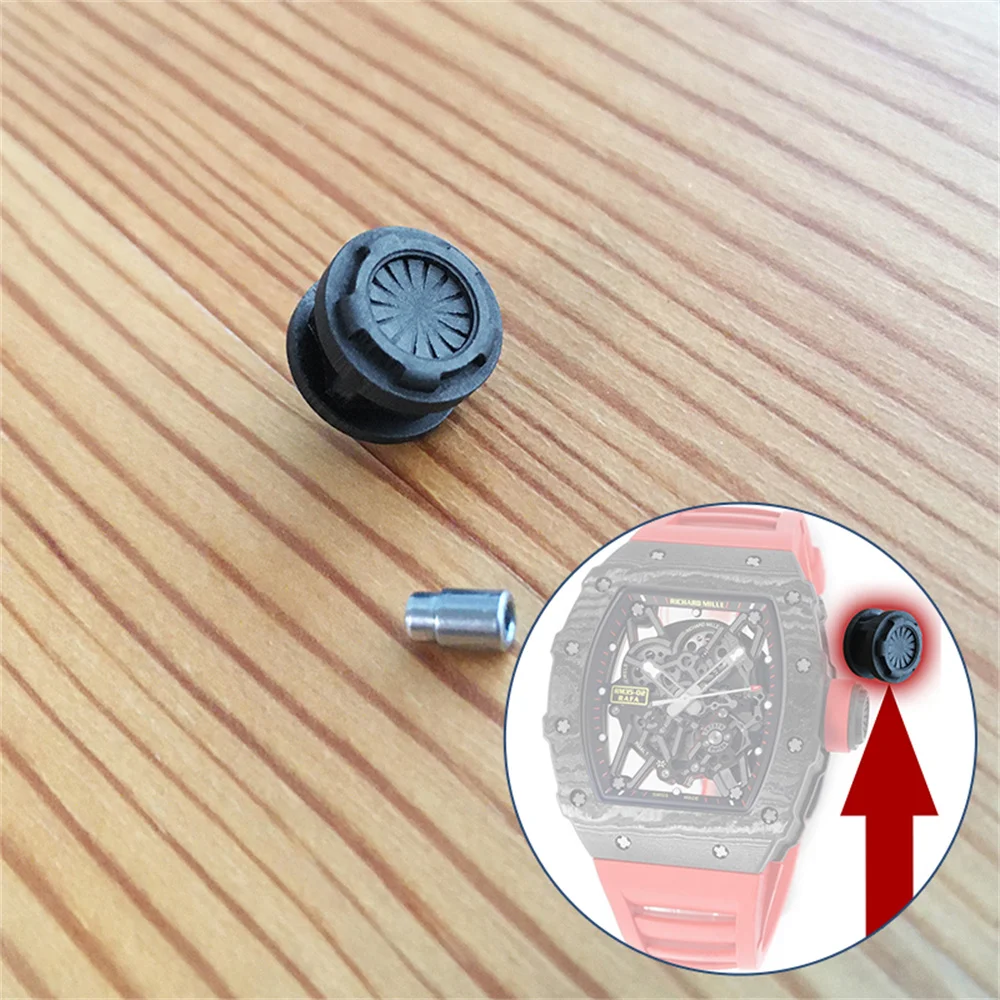 Corona In Carbonio Impermeabile Ntpt Per Orologio Automatico Richard Mille Rm35-02