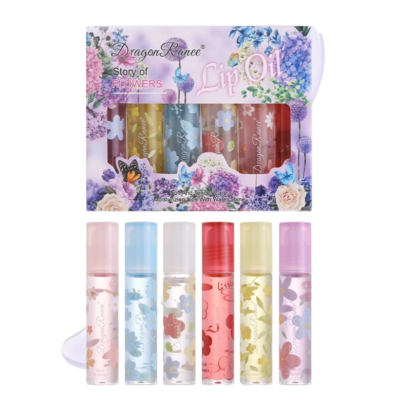 

Q1QD Блеск для губ, увлажняющий бальзам для губ, жидкая помада с блестками, масло для естественного блеска губ