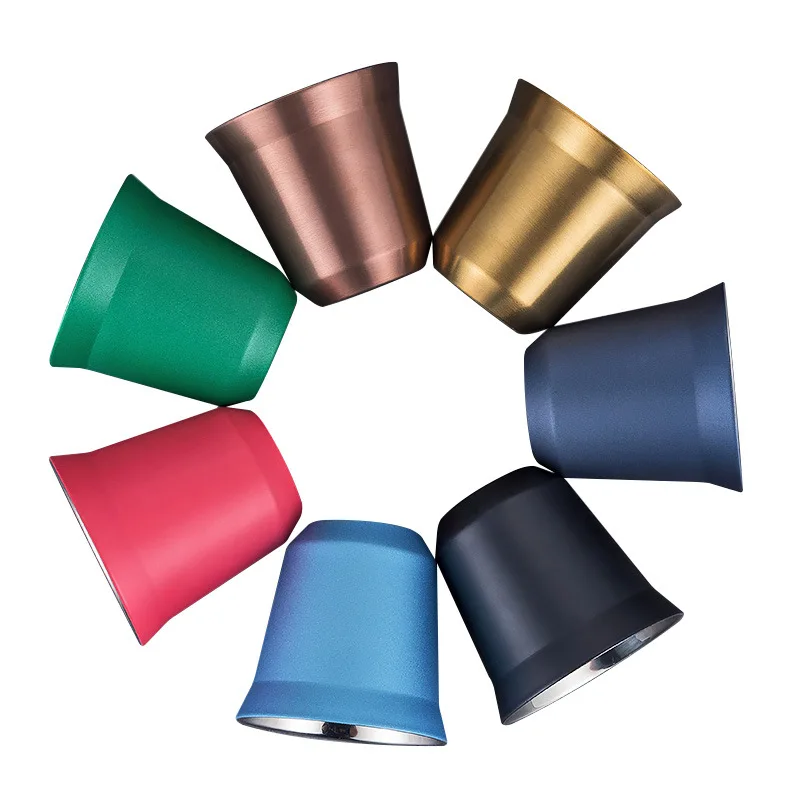 Coffee Cup Water Cup Beer Stainless Steel Cup 80ml Heat Insulation Mini