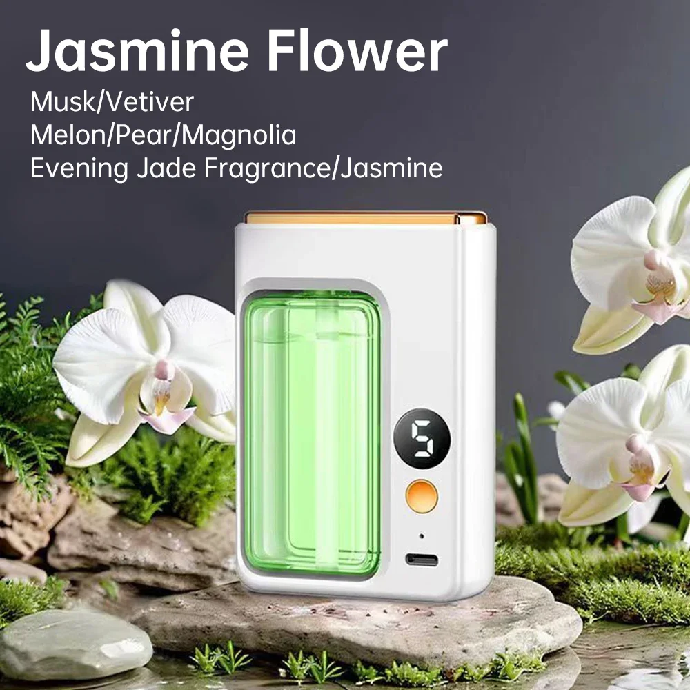 Automatic Diffuser Aromatherapy Machine Car Perfume with Display Essential Oil Humidifier Bathroom Deodorization Air Freshener