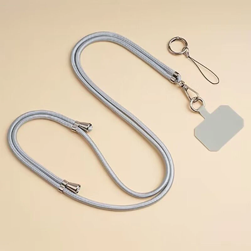 Versatile Crossbody Phone Strap with Clip - Adjustable Anti-Lost Necklace Lanyard