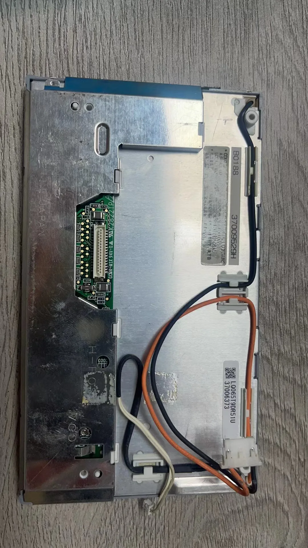 무료 배송 자동차 네비게이션 LCD 디스플레이 화면 6.5인치 LQ065T9DZ03 X5 750 차량용 GPS 네비게이션 시스템용 LCD 패널
