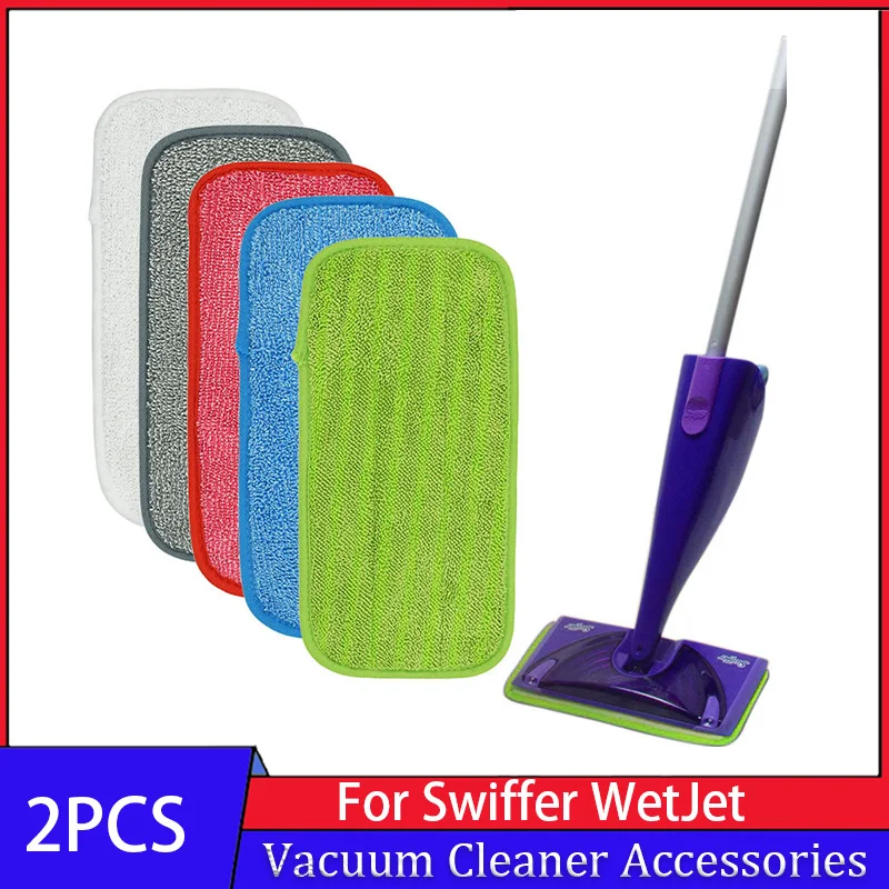 Reusable Floor Mop Pads Compatible with Swiffer WetJet Pads Refills Machine Washable Swiffer Pads Replacement Pad