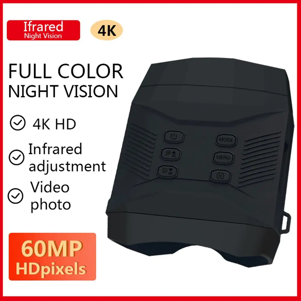 

NV6000 4K Night Vision Binoculars 60MP Ultra Low Light Full Color Night Vision Outdoor Digital Night Vision Goggles Dropship
