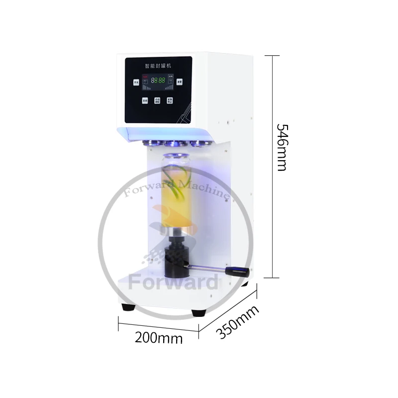 Description Picture 2 of itemCommercial Can Sealing Machine 55mm Caliber Beverage Bottle PET/Aluminum Bottle 330/500/650ml Cans Sealer