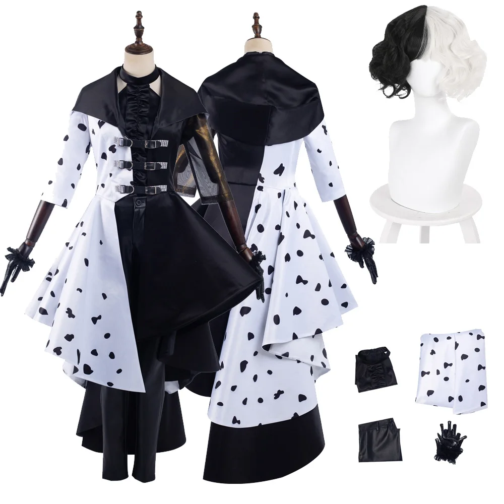 

Женский костюм для косплея из фильма «Cruella»