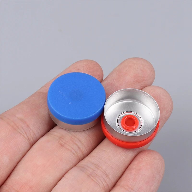 100PCS Medical Vial Cap Aluminum Cap Medical Bottle OD 20mm Diameter Aluminum