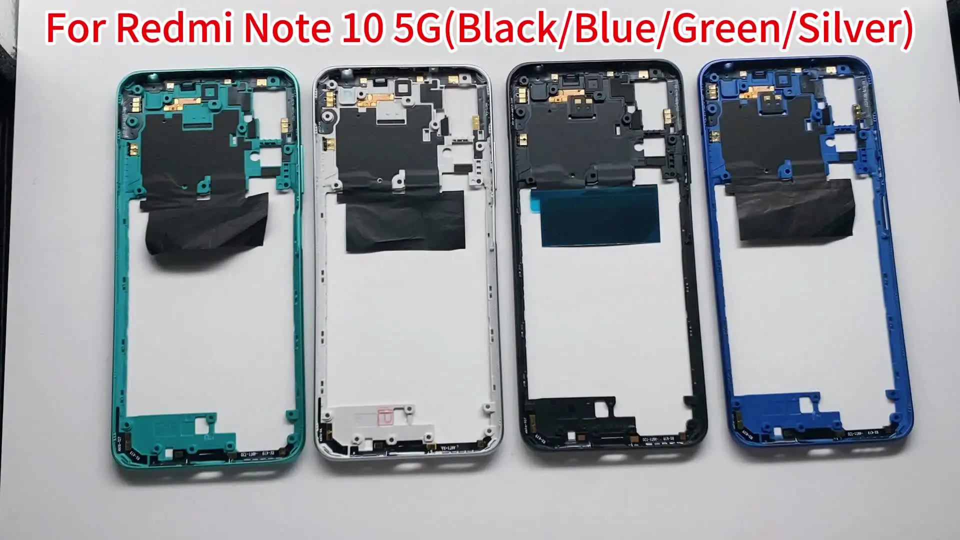 Для Xiaomi Redmi Note 12S 12 Pro 5G/Redmi 10 5G корпус средней рамки лицевая панель средние запасные
