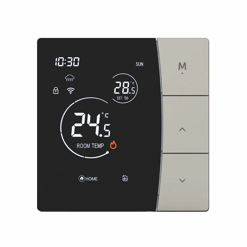 AC90-240V WIFI 16A 온도 조절기 스마트 스위치 패널 (전기 바닥 난방 시스템 원격 제어용)