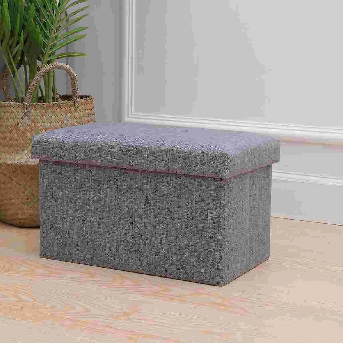 

Складной ящик для хранения, 1 шт., ящик для хранения, ящик для хранения с подставкой для ног, табурет для гостиной, спальни