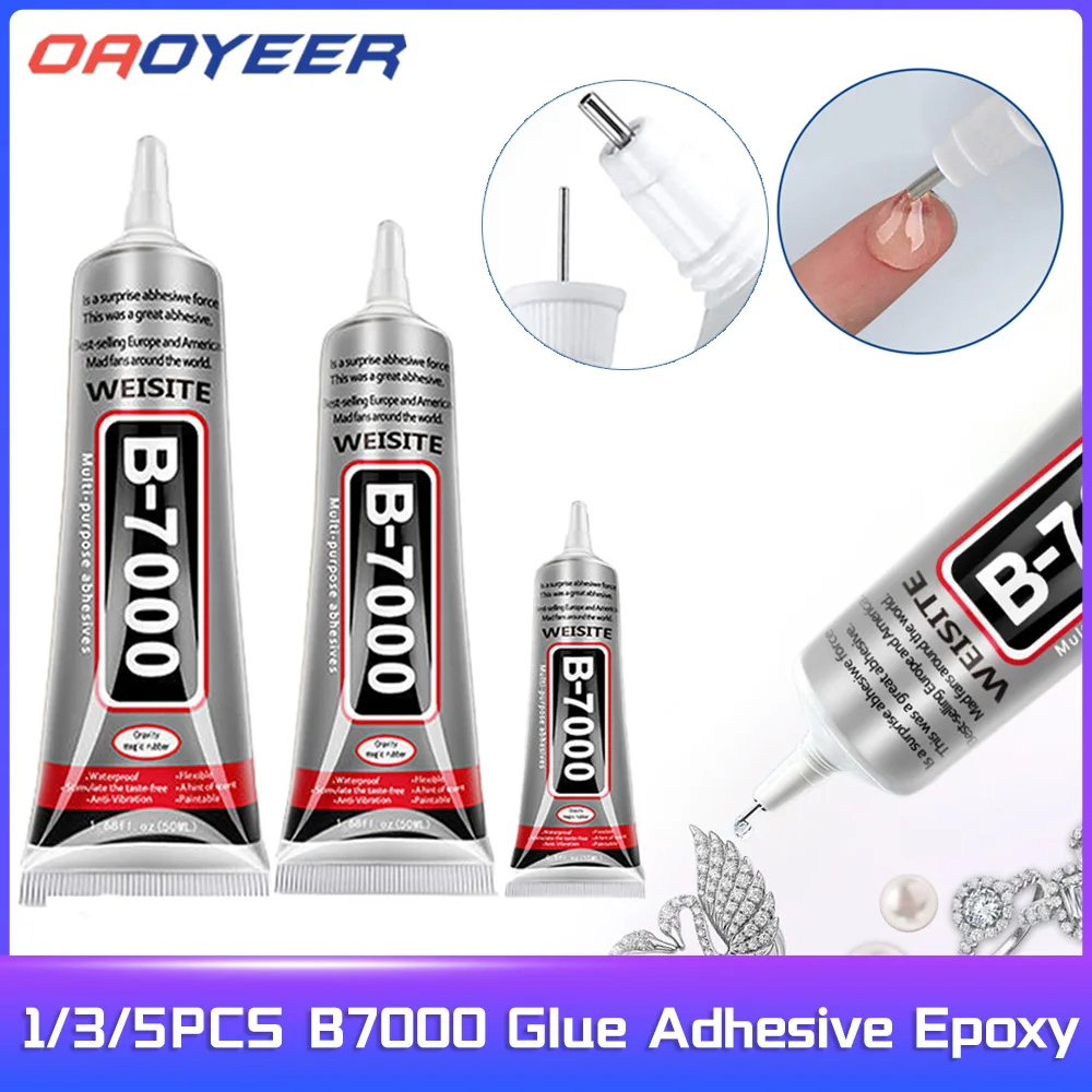 110ML Bulaien B6000 Clear Contact Phone Repair Adhesive Multipurpose DIY  Epoxy Resin Adhesive Glue With Precision