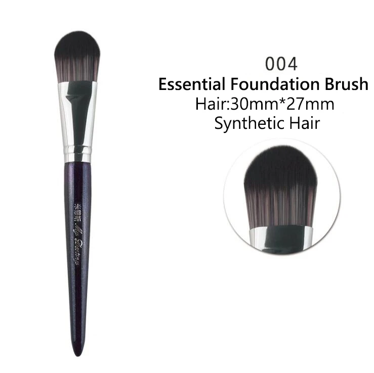Deluxe Round Head Makeup Brush for Flawless Foundation and Blush Application