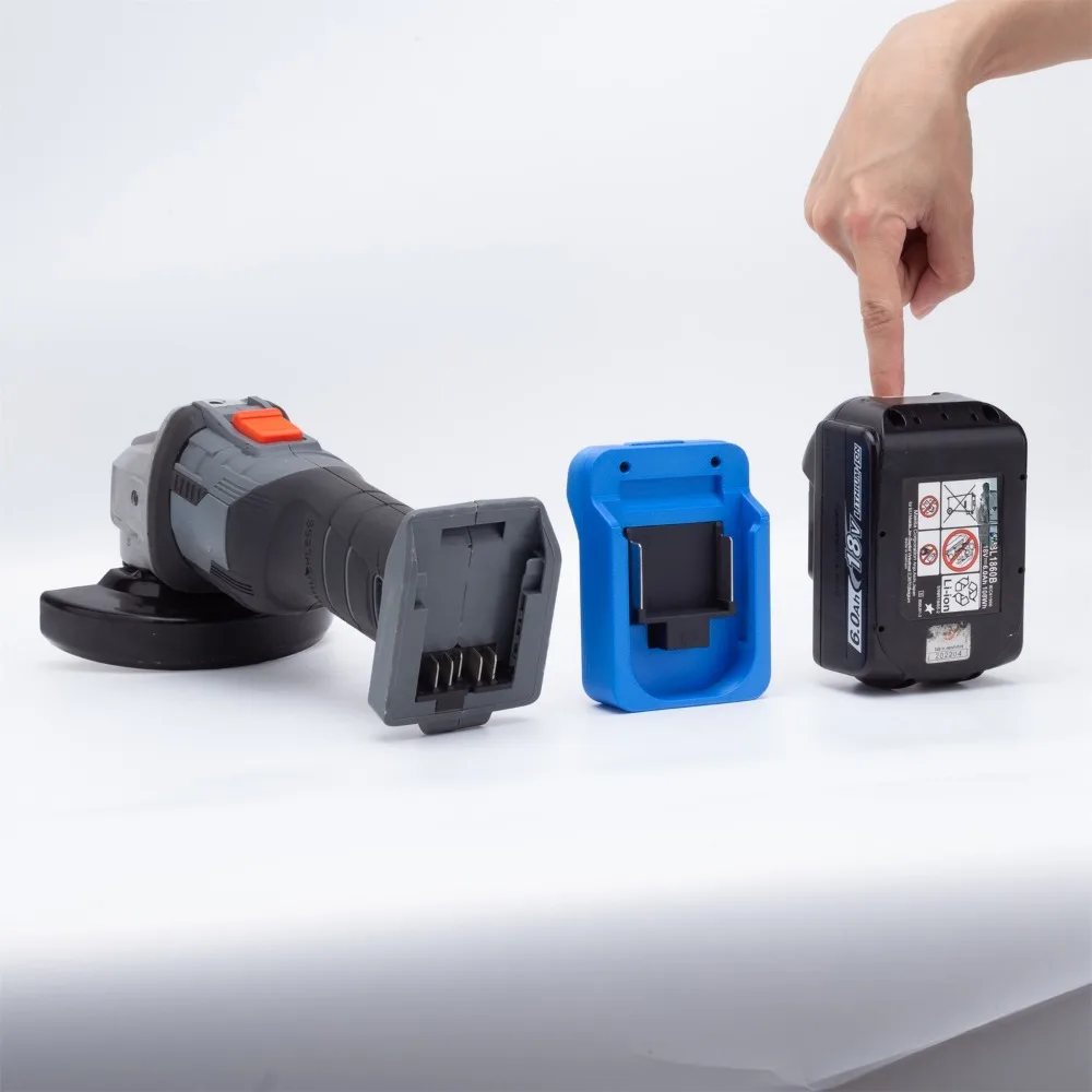 Akku-Adapter für Makita 18 V LXT BL Lithium-Akku-Konverter auf Aldi FERREX 20 V bürstenlose Akku-Bohrschrauber (nur Adapter) – Detail 3
