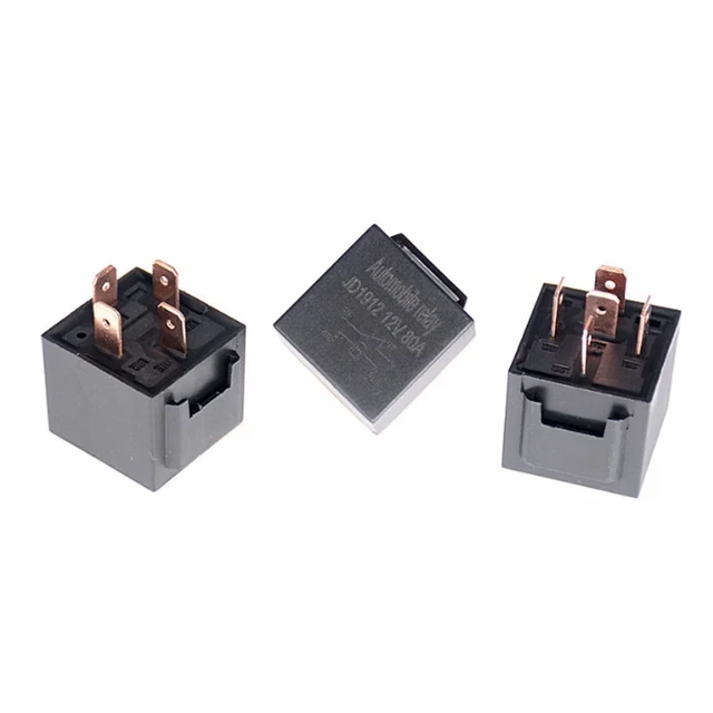 HEVLE Lot De 2 Relais De Démarrage Universels à 4 Broches 12 V 30 A Pour Voiture - Relais De Démarrage Universel Pour Moteur De Voiture (4 Broches, 2 Pièces