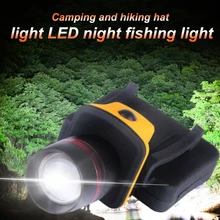 

Clip-on Headlamp Portable Head Torch Running Flashlight 3 Modes Battery Operated Headlight Lighting Accessory