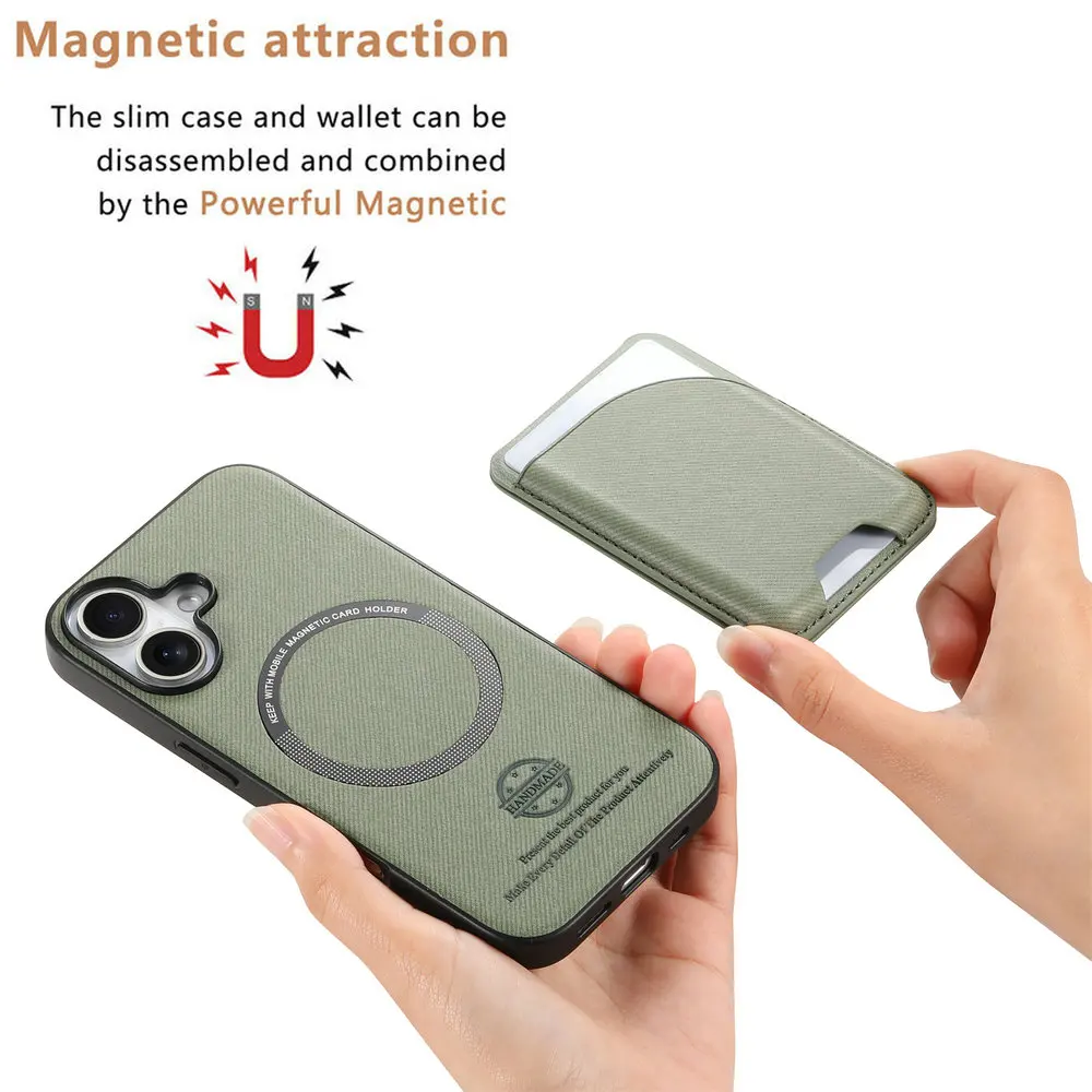 Luxury Leather Card Magnet Case - Detachable Design for Edge 60 Stylus Fusion 5G