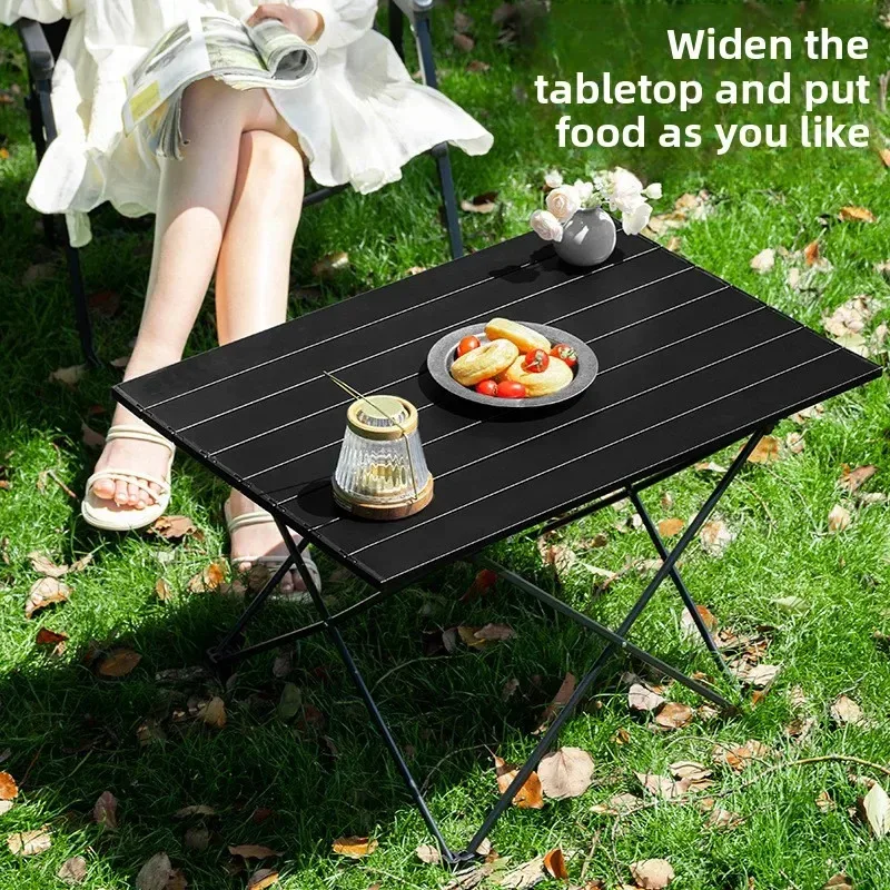 NEW Outdoor Folding Table  Integrated Egg Roll Camping and Chair Picnic Stall Full Set of Equipment Supplies Self-driving Tour
