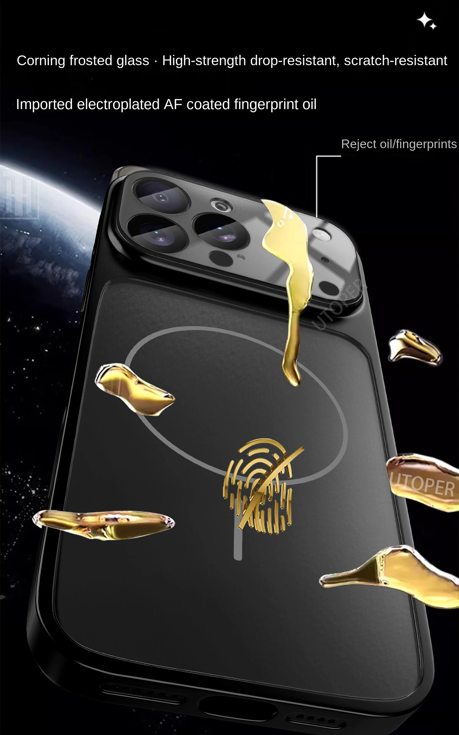 Luxury iPhone Case - Large Frame Glass Lens Protection for iPhone 14151617 Pro Max Magsafe Magnetic PC Hard Cover