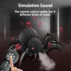 RC Spider Robot Remote Control Spider Toys with Spray/Light/Music Gifts for 6 -12 Year Old Boys Halloween Easter Toys for Kids 4