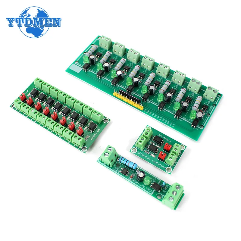 1 8 Bit Ac 220V Optocoupler Isolatie Module Voltage Detecteren Board